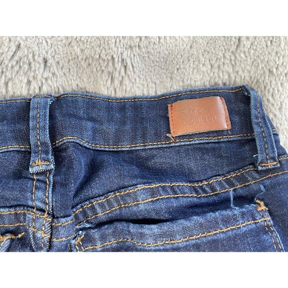 Women's Simple Society Jeans Size 1/25 Cotton Polyester Rayon Zipper Button - Picture 6 of 7